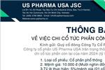 THÔNG BÁO CHI TRẢ CỔ TỨC PHẦN CÒN LẠI NĂM 2024 VÀ CÁC BIỂU MẪU